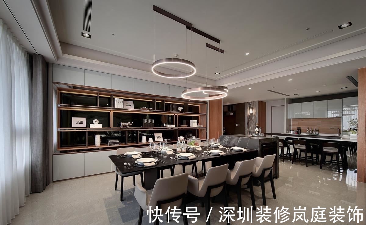 装修|深圳装修:粤海城160㎡现代简约,处处细节拉满!