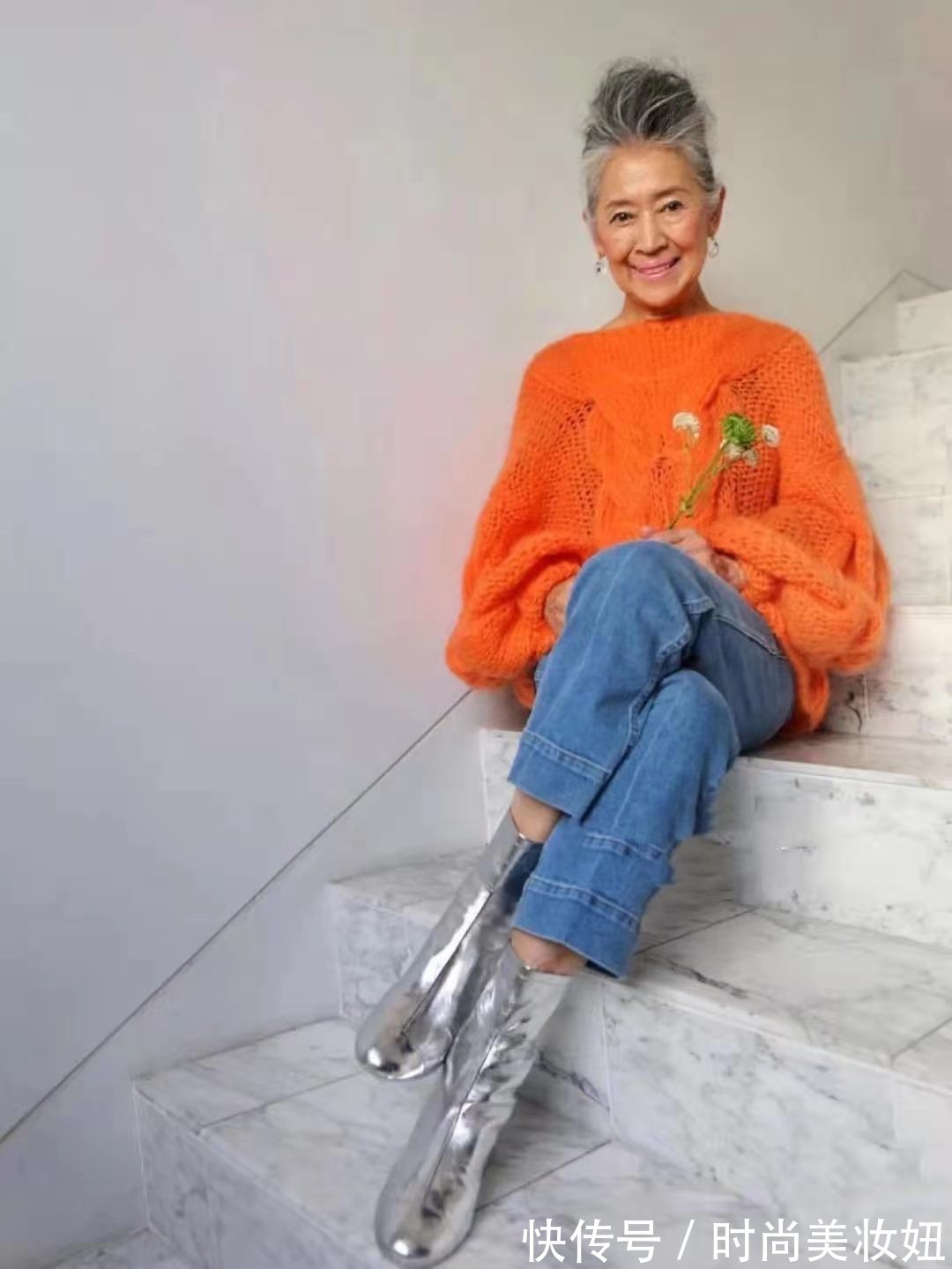 高级|女人越老越要“精致”,学这位71岁奶奶的穿搭,减龄又体面高级