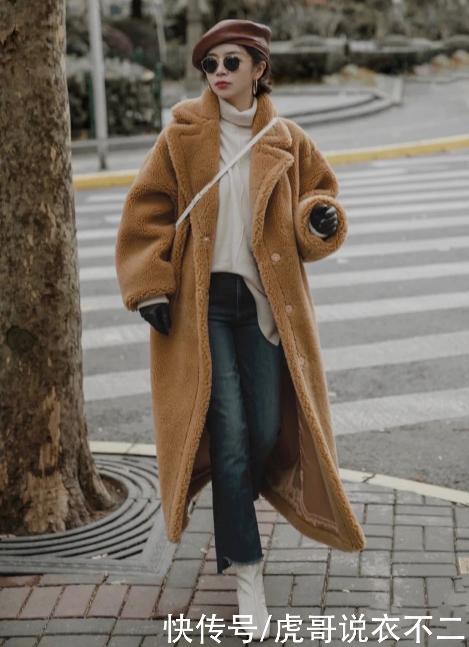 穿泰迪熊大衣关键在搭配，不懂这几种搭法，难怪显矮又臃肿