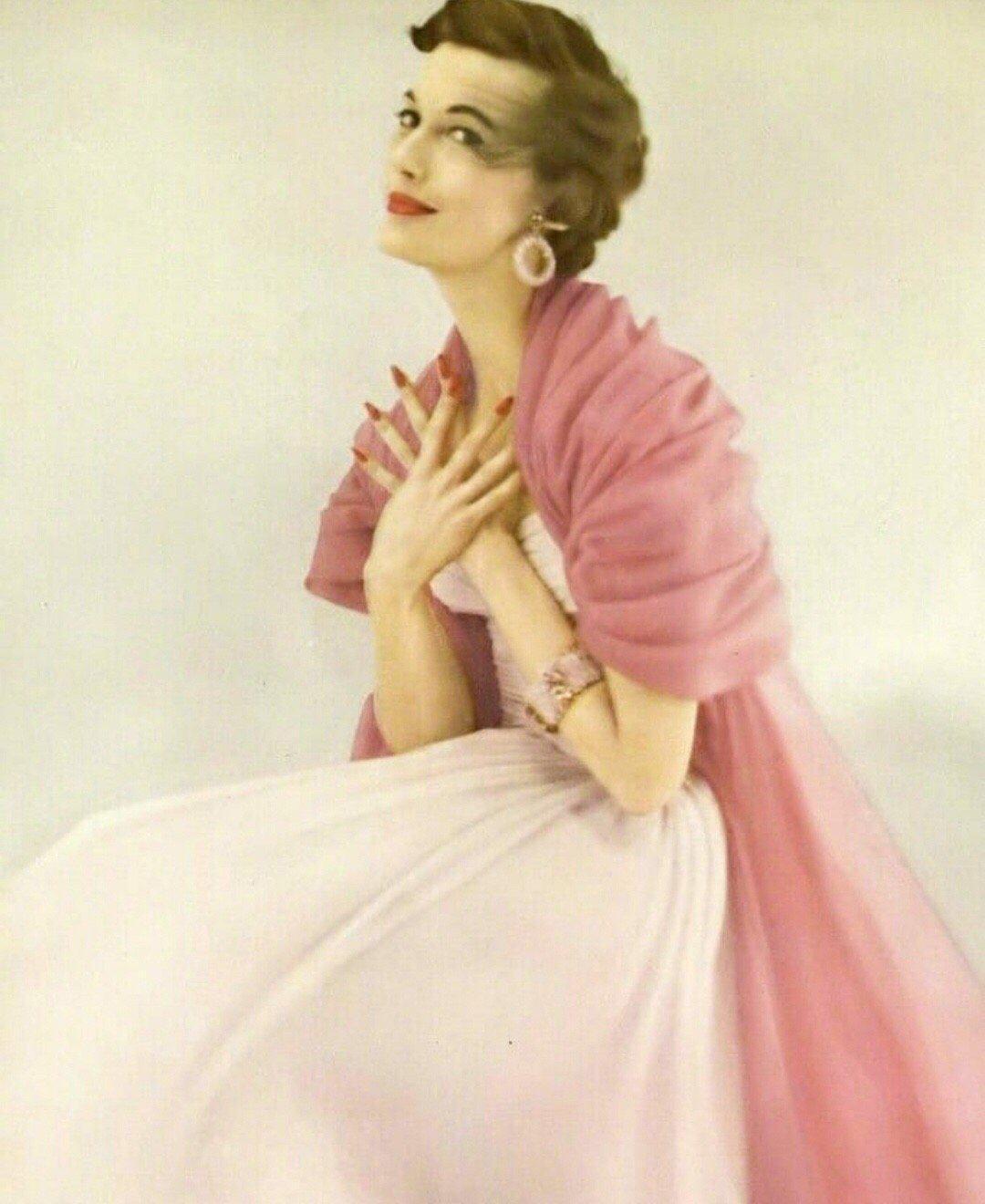 时尚|五十年代的时尚裙装, 优雅的色彩搭配, 依旧很美