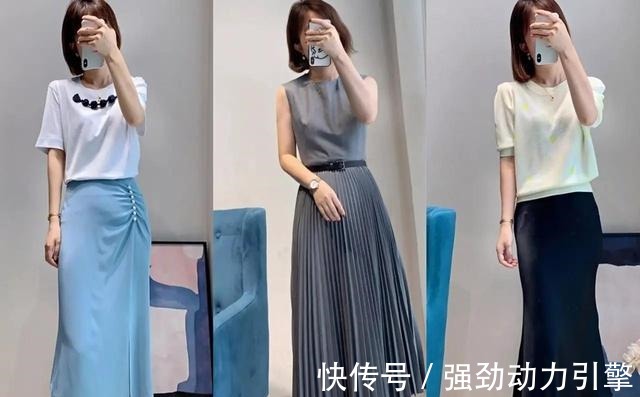 半裙 超有女人味的夏日搭配，24组气质穿搭，优雅而高级着！