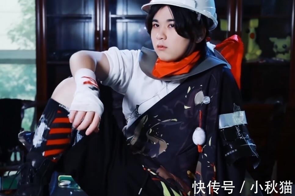 pv|原神玩家低成本COS万叶,安全帽加可乐罐,武器是认真的吗?
