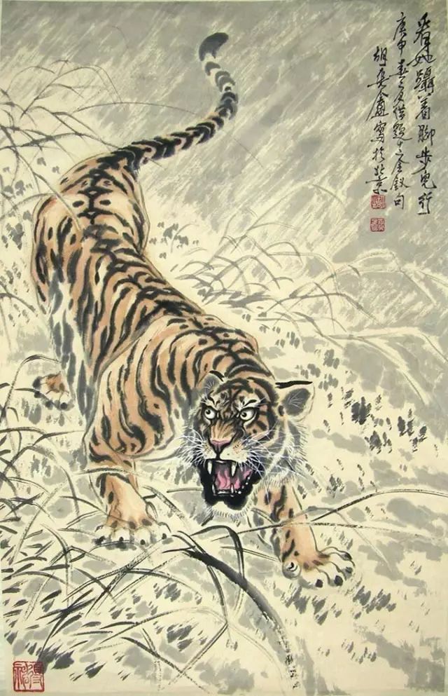 胡爽庵|“被埋没的画虎大师”胡爽庵 作品欣赏