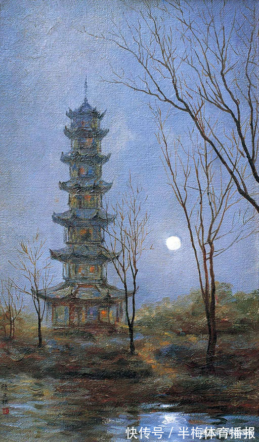 少年时代$中国早期油画家:颜文樑油画作品欣赏