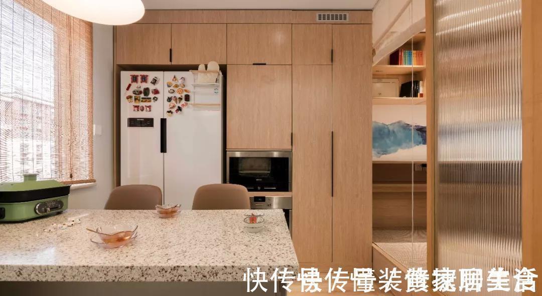 书房|89㎡日式风格装修效果图，拆掉一面墙，多出一间房！