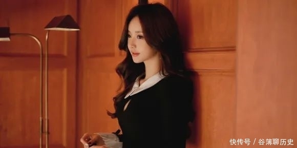 孙允珠|美图欣赏：孙允珠，公主领仙美水滴百褶雪纺衣裙