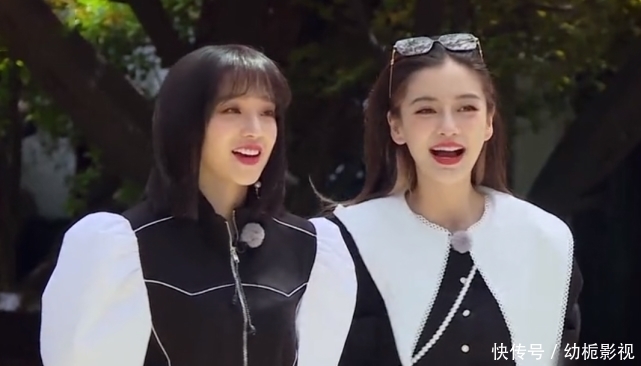 宋雨琦|《奔跑吧》苗苗做游戏险走光,宋雨琦帮忙遮挡,主动拉baby起身细节暖心