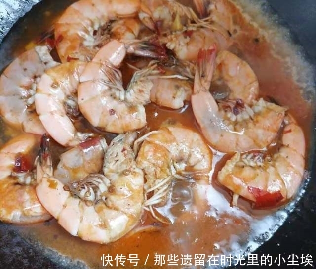 红烧虾，红润又鲜美，年夜饭必备