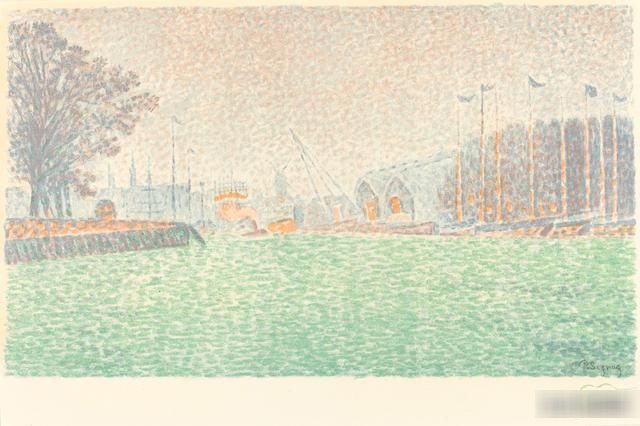 印象派|西尼亚克法国新印象派画家,曾与修拉合作,帮助了印象派的发展