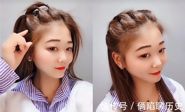 编发|最近火了一款“懒人型”编发,前任:小仙女,我还有机会吗?