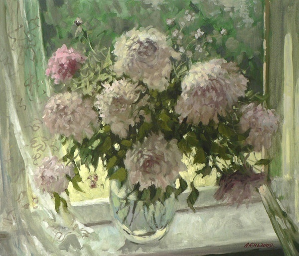 画家#乌克兰画家亚历山大·耶尼的油画,雅致!