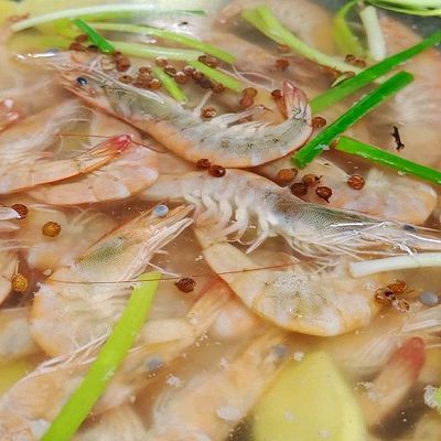 小葱|美味白灼虾