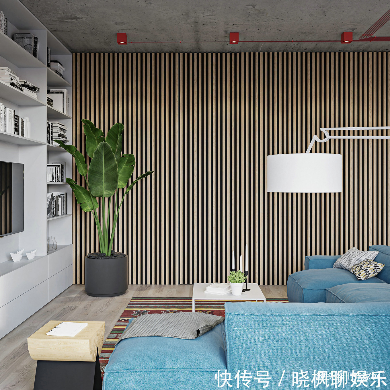 工业风|110m2工业风,不规则灯饰,民族风地毯,落地窗,释放生活压力!