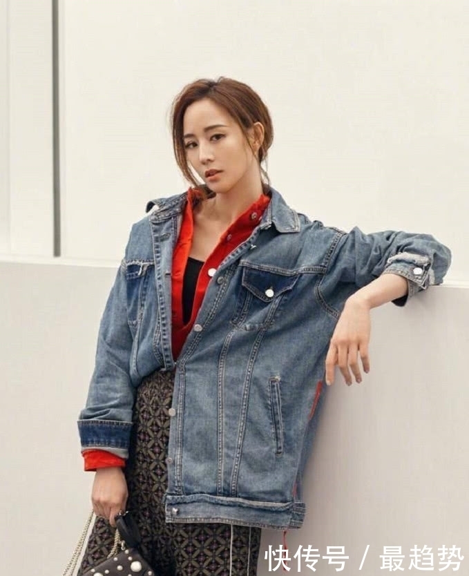 简直|张钧甯身材简直了,一身牛仔装帅到爆炸