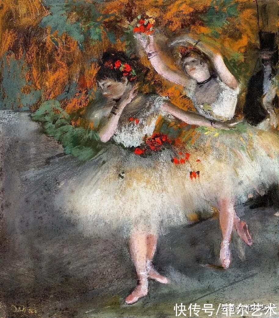 安格尔$法国艺术大师埃德加·德加舞女125幅油画作品,美翻了