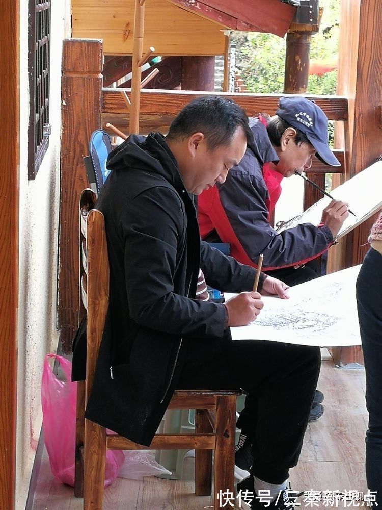 陕西#大美山河在巫溪——陕西当代国画艺术研究院赴重庆巫溪写生