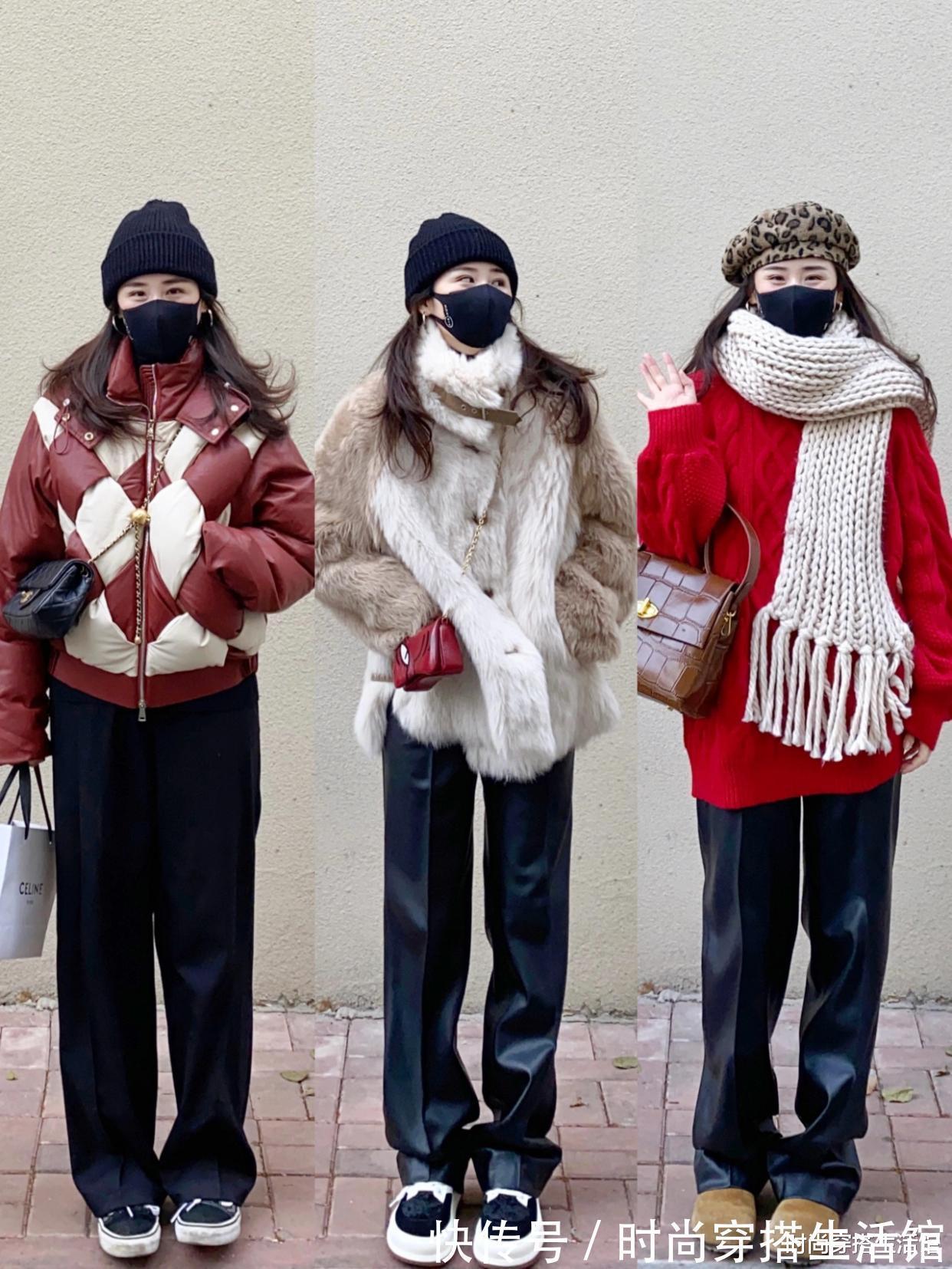 紧身裤|冬至后外套不用买太多,?这几种搭配时髦又减龄,太适合普通人穿