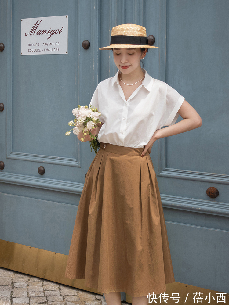 白衬衫|时髦!高级!简约!早秋“白衬衫”一衣多穿搭配,我都帮你选好了