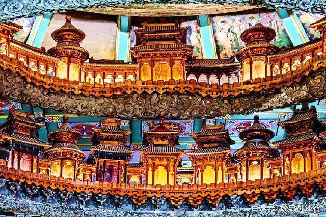 四方形@中国高级天花——藻井,震慑人心的穹顶之美,古代工匠太强了