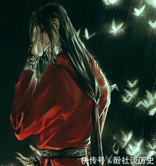 《天官赐福》灰灰画的鬼王花，震撼人心的美貌，还有一颗小虎牙