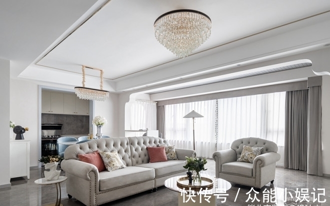 美式|现代美式轻奢风格装修设计案例