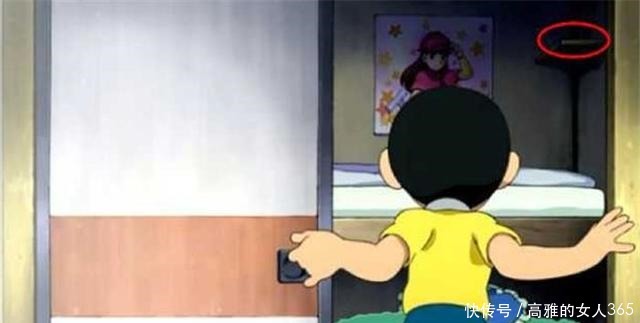 静香|哆啦A梦被忽略的3个穿帮镜头，静香的裙子亮点了