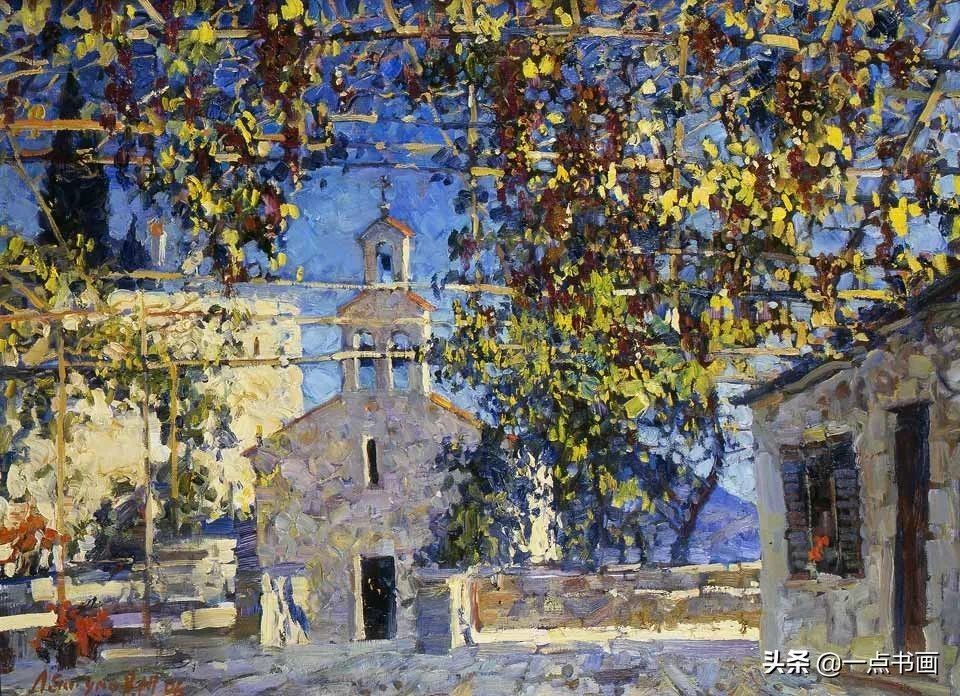 美术学院#阿巴库莫夫:被誉为俄罗斯的金笔,其画笔下都是净化的世界