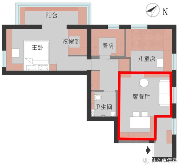 衣帽间|真·收纳狂魔！66㎡挤出20㎡收纳+步入式衣帽间！！