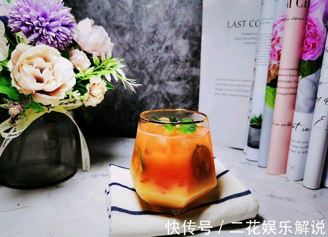 西柚养乐|清爽可口的西柚养乐多，制作简单，营养健康