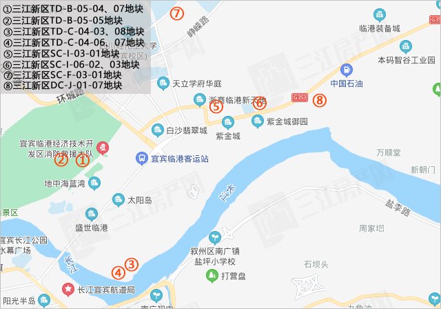 学校|看江,挨学校!宜宾主城这些地准备推,有31宗,3500多亩