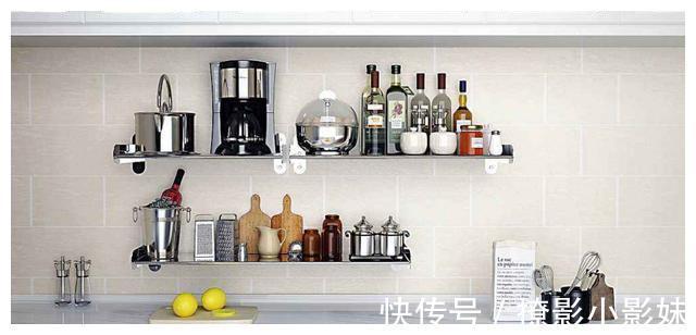 墙面|厨房收纳怎么解决?在墙面上装这种置物架,实用干净,增加美观性