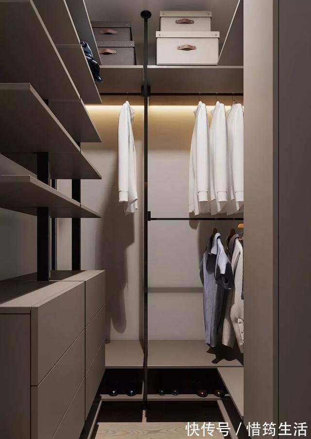 干湿|男主47平精致小家:拥有独立衣帽间,卫生间干湿分离,太帅气了!