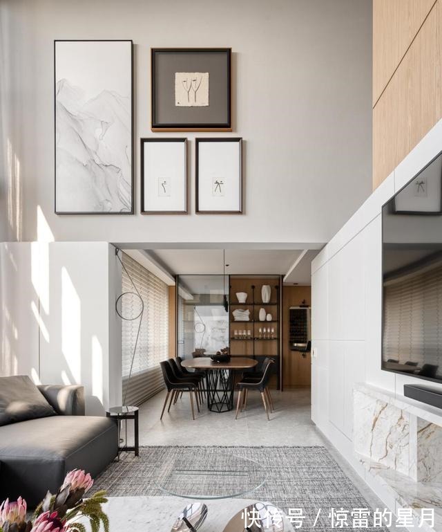 套房子|卖掉大平层,换这套160复式,客厅挑空4.5米,楼上楼下动静分离!