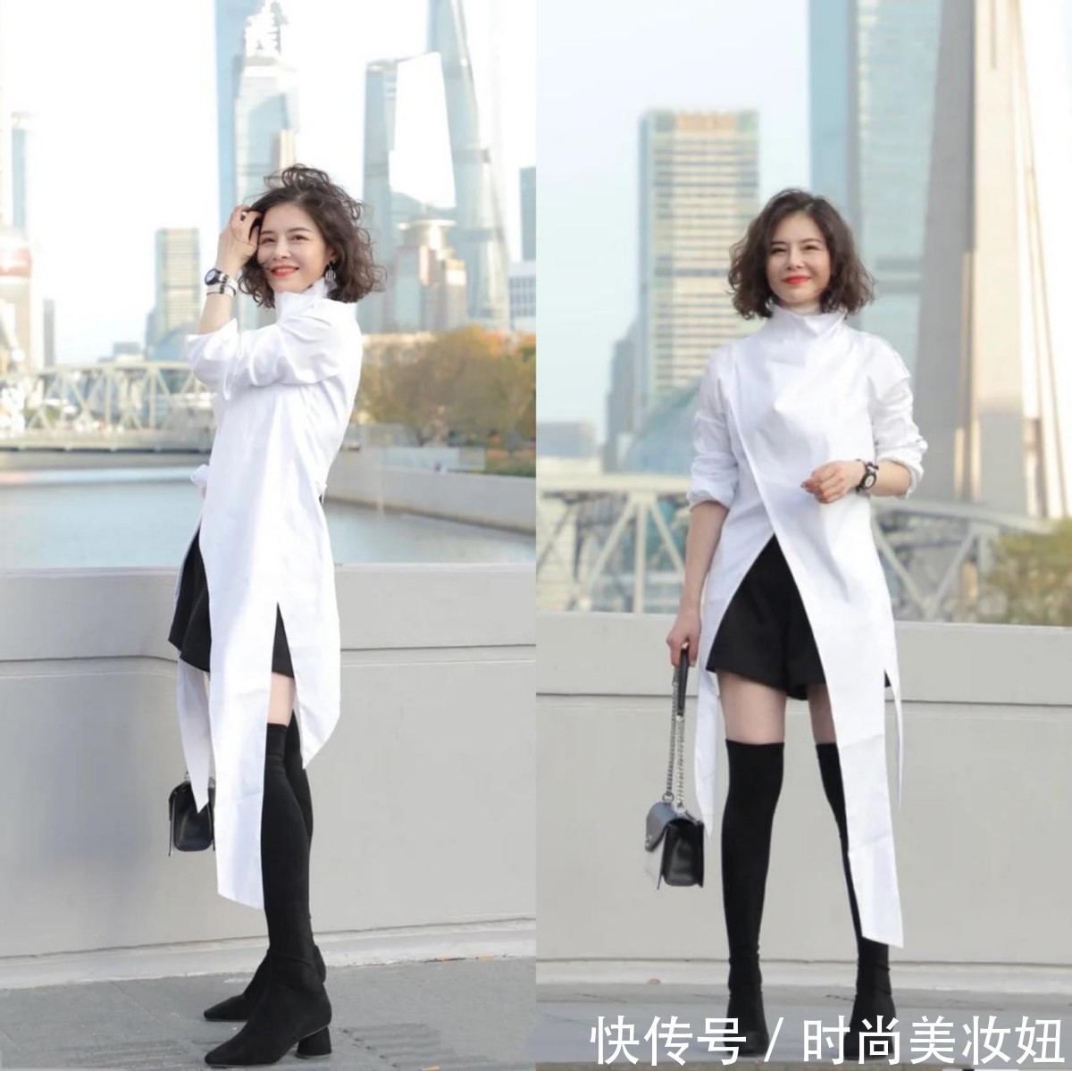 高跟鞋|40+穿衣不用刻意“扮嫩”,看她的高级穿搭,照搬同样优雅时髦