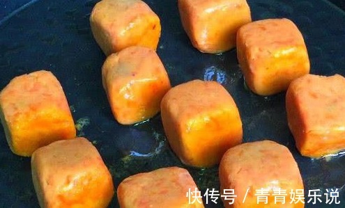 胡萝卜不要炒着吃了,教你不用面粉做软糯香甜的炸饼,比红薯饼香