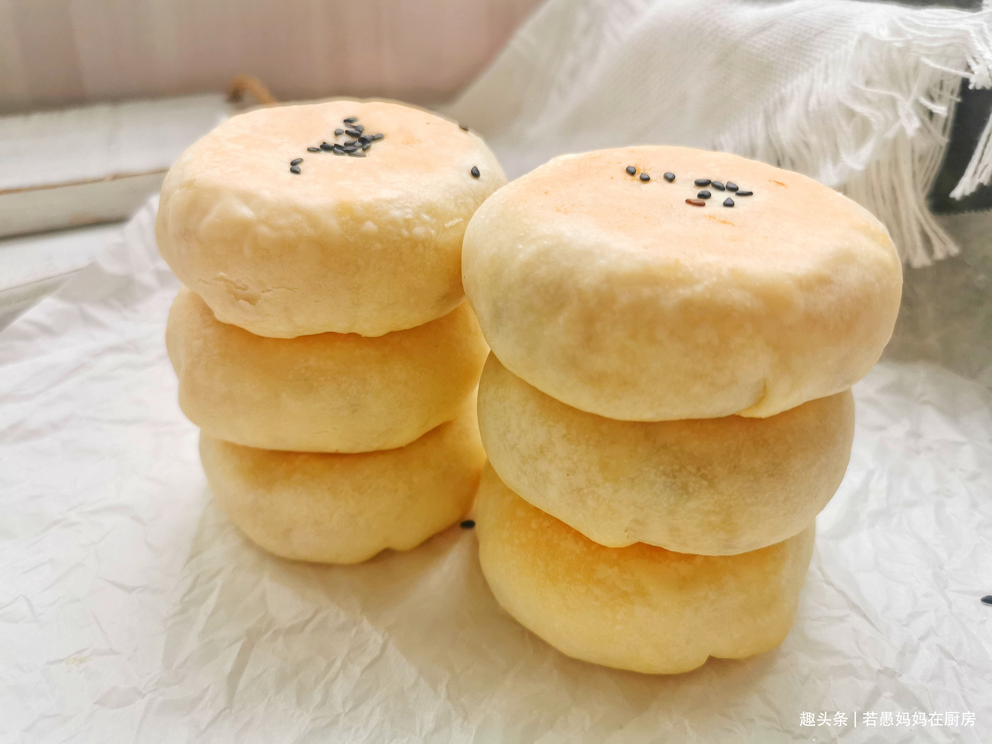 自制绿豆饼,低糖少油无需炒豆沙,清凉解暑促消化,平底锅也能做