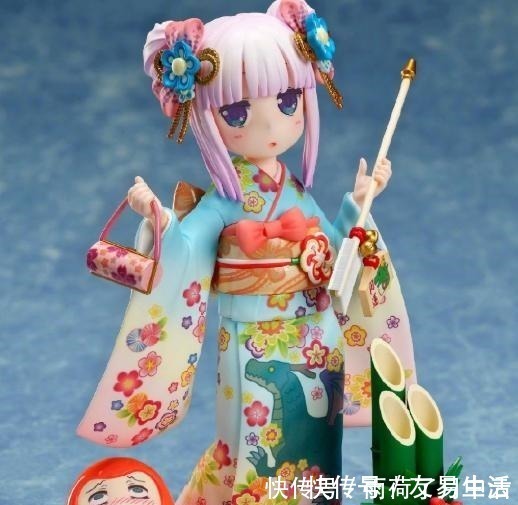 康娜|龙女仆要出康娜和服手办,呆萌的样子太可爱,左下角的才川很搞笑