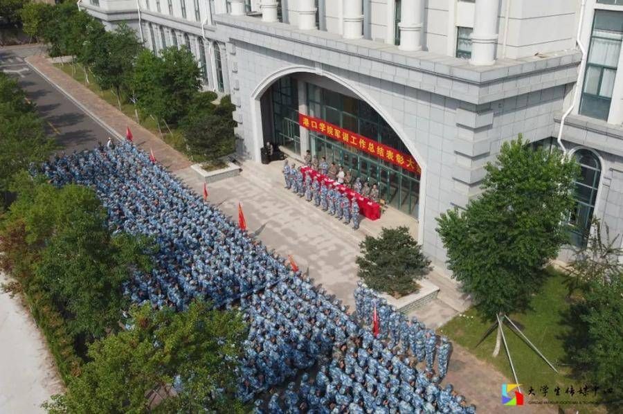 青岛|超燃军训汇演！青岛港湾职业技术学院军训方队来了