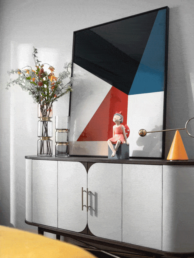 一米阳光|90㎡高级灰新房，软装配色超赞，一入门就被吸引！