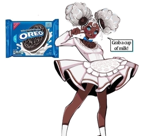 潮流|拟人化的食物你见过吗?草莓蛋糕穿起lolita,彩虹糖变身潮流女孩