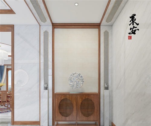 庭院|为了孝敬父母，他拆掉300㎡祖宅，自建中式别墅，效果图太美了