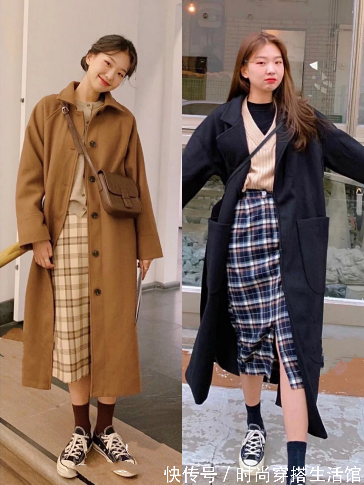 饱和度|被这个韩国小姐姐圈粉了,这样穿大衣时髦又好看,你买了吗?