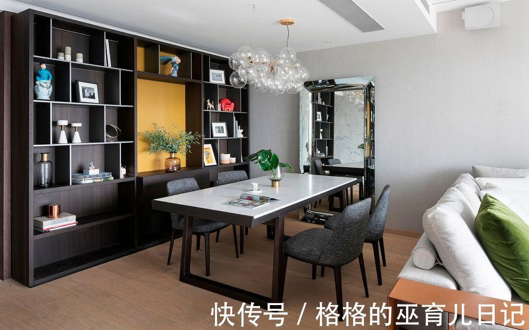 卧室|110平高层住宅,莫兰迪色为空间注入灵魂,这才是婚房该有的样子