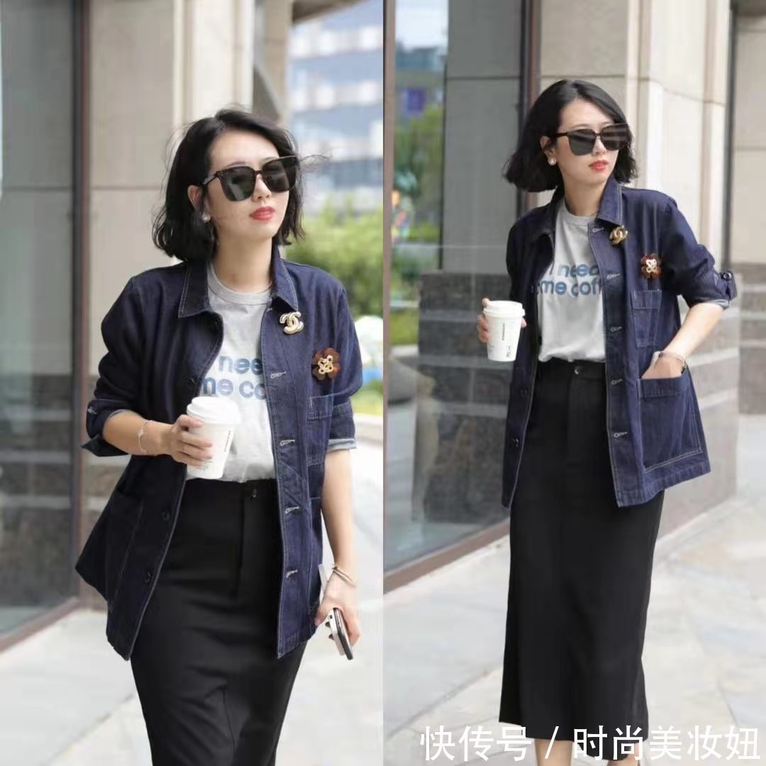 教科书|教科书级别的“显瘦”穿搭，124斤梨形身材，照穿优雅又养眼