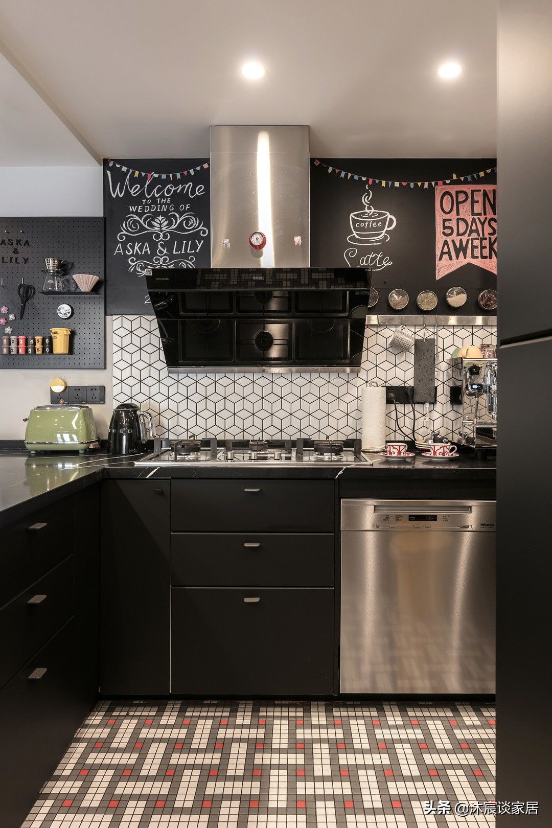 厨房|惊艳!上海夫妻101 m2混搭工业风,出乎意料的高级温柔,很有质感