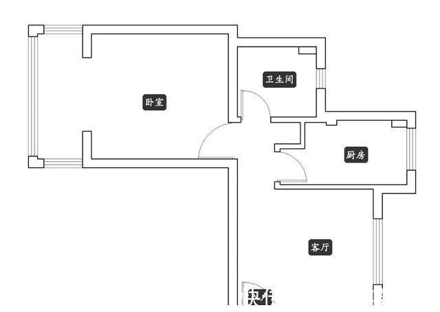 改造|50㎡一居改两居，学会平移三个室内门，这样的改造简单又实用！