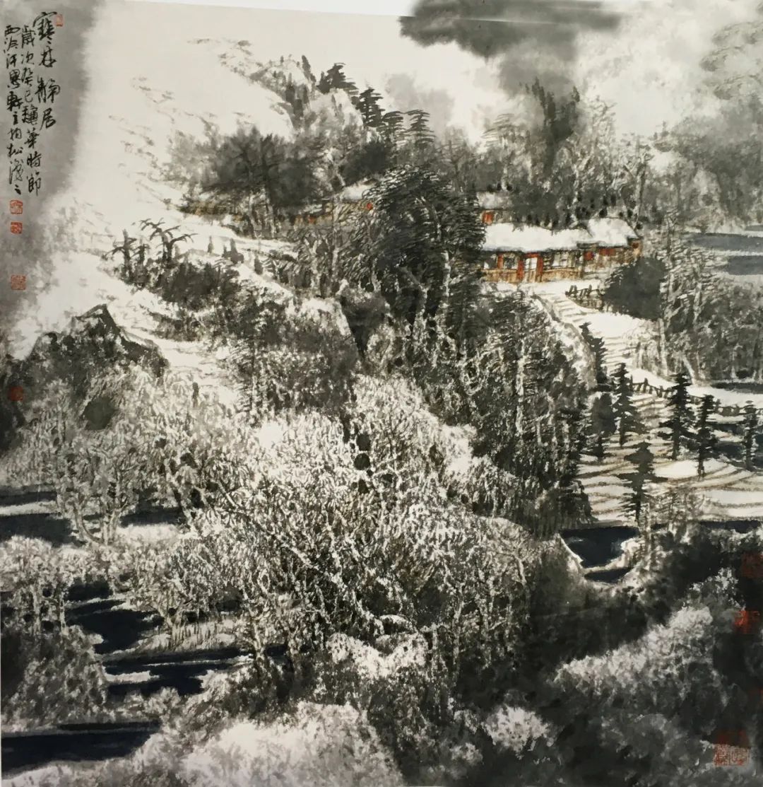 弃武从文!笔歌墨舞·喜庆元宵——壬寅2022年宋柏松国画作品鉴赏