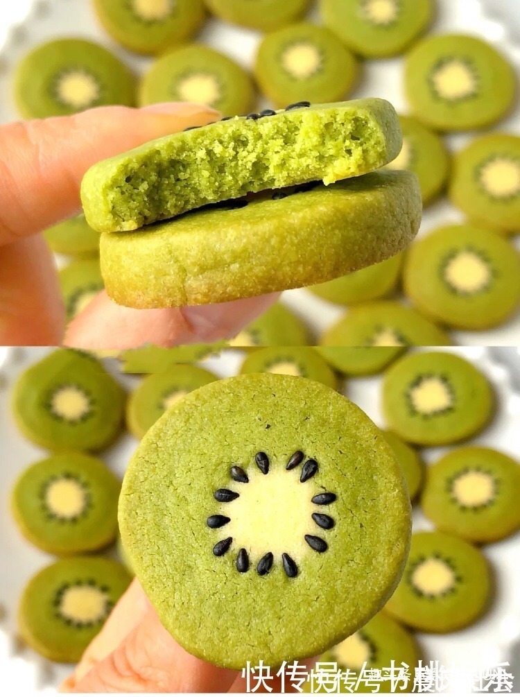 免打发!零失败!好吃又好看的仿真猕猴桃饼干!