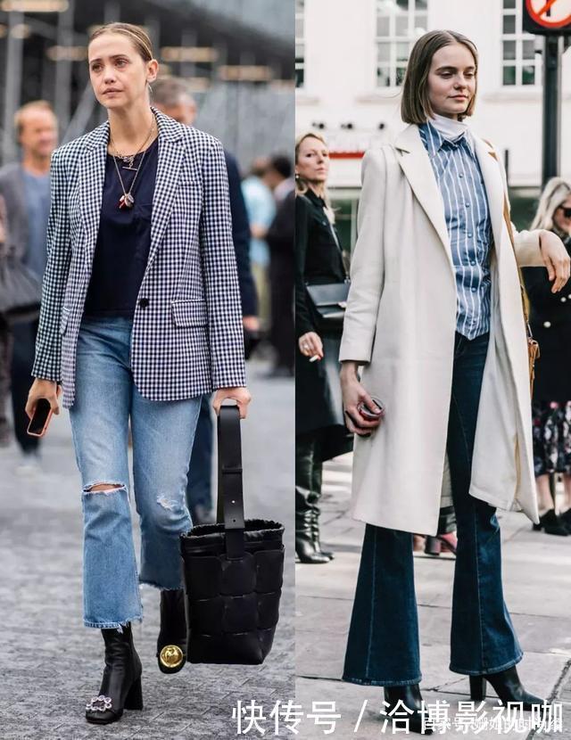 今冬流行这样穿靴子，“不塞裤腿”一样美，小个子也适合