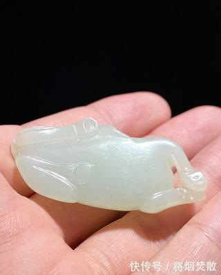籽料#清 和田玉籽料 白玉 玉马 玉卧马 摆件 把件